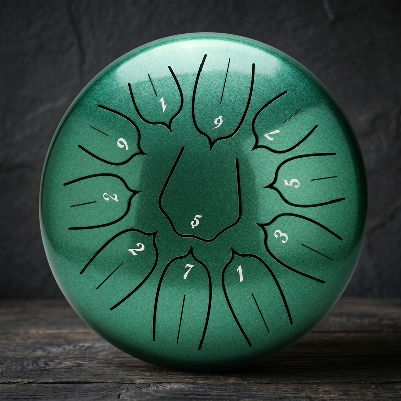 Tongue drum - 11 notes en acier allié
