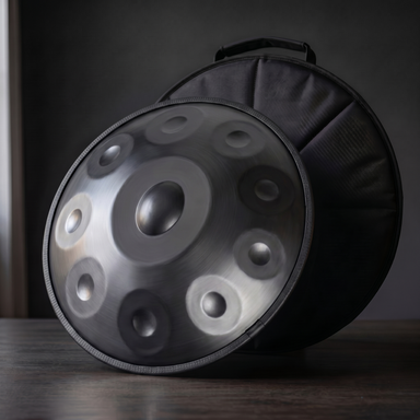 Handpan - Noir Mat 9/10 notes en Ré mineur