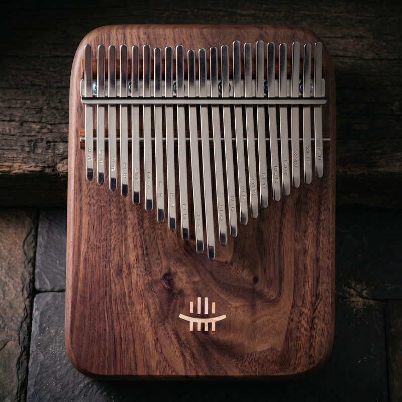 Kalimba 21 lames en noyer massif