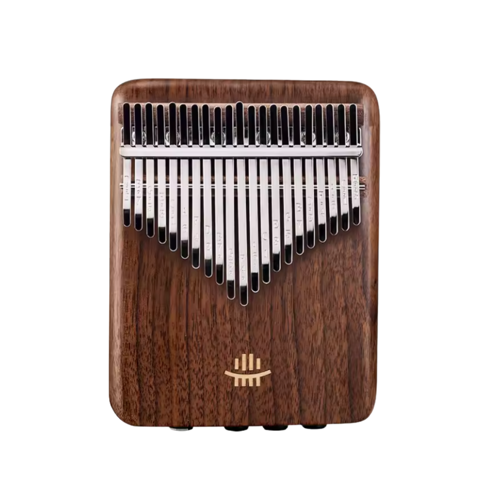 Kalimba électrique 17 ou 21 lames en noyer