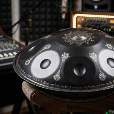 Handpan - Noir 9/10 notes en Ré mineur