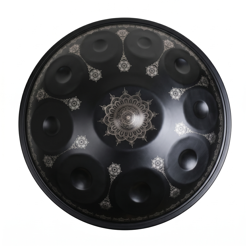 Handpan - Noir 9/10 notes en Ré mineur