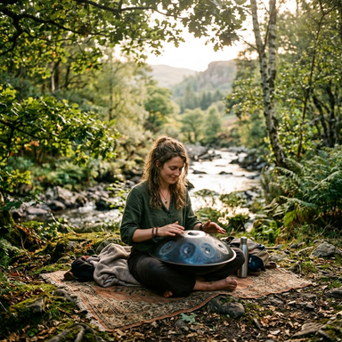 Handpan - Gris Astra 9/10/12 notes en Ré mineur