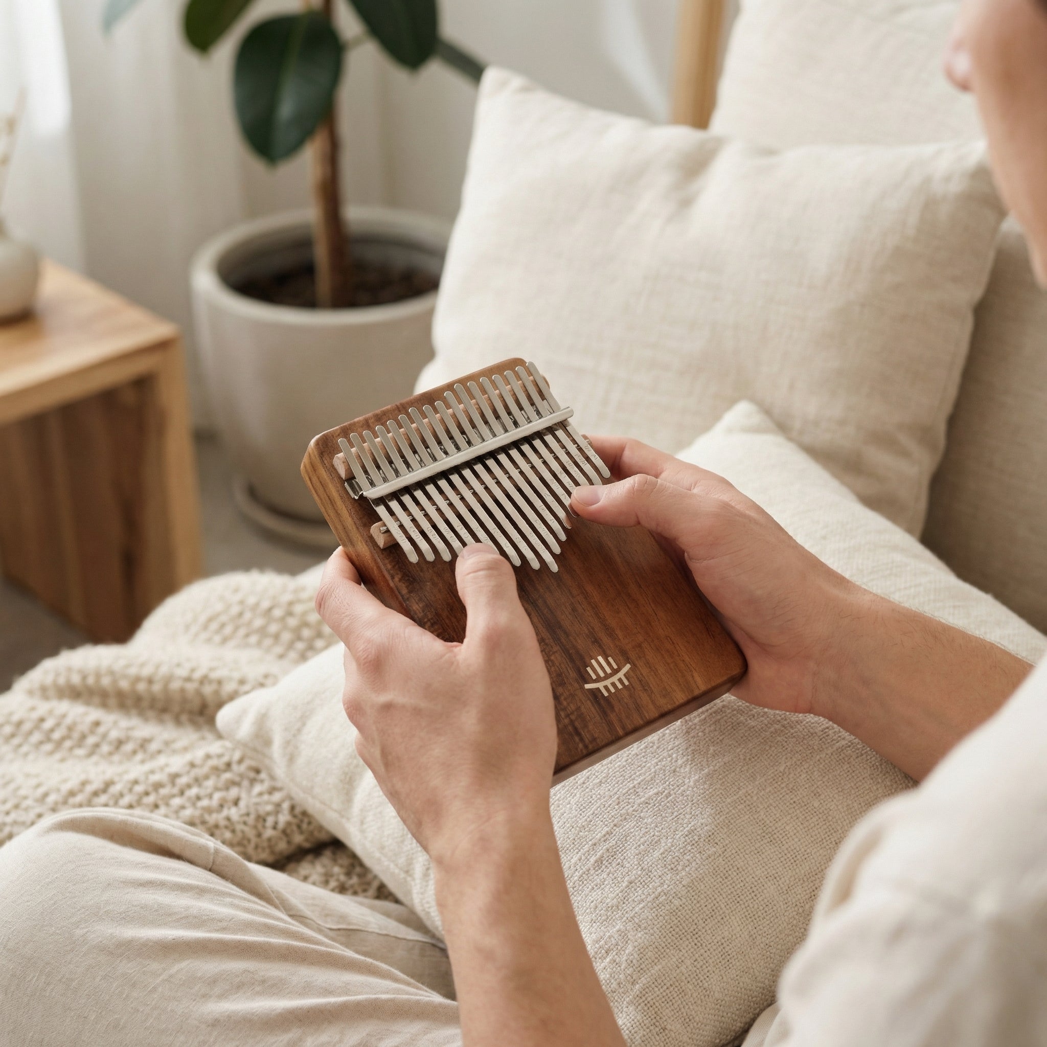 Kalimba 17 lames en bois d'acacia